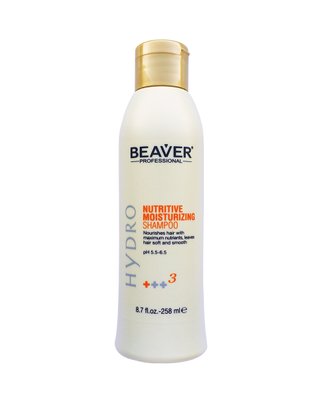 Живильний зволожуючий шампунь для волосся  - BEAVER Nutritive Moisturizing Shampoo 11141 фото