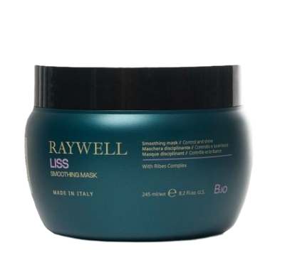 Маска розгладжуюча для пористого волосся після кератину RAYWELL B.IO LISS 245ml RR652 фото