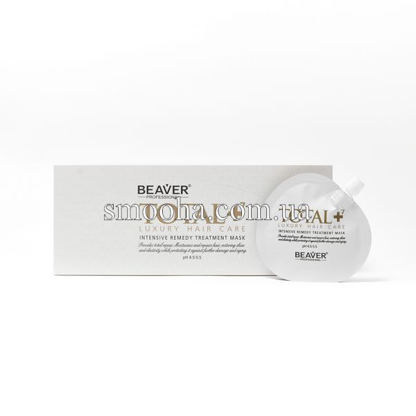 Маска Total 7 омолоджуюча для проблемного волосся - BEAVER Total 7 Luxury Hair Care 30ml 33269М фото