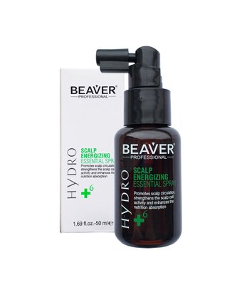 Тонізуючий спрей BEAVER Hydro Scalp Energizing Essential Spray проти випадіння волосся і для стимуляції його росту 11158 фото