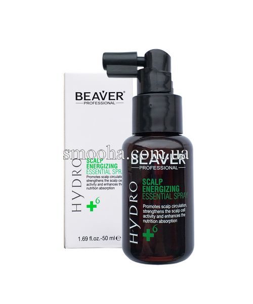 Тонизирующий спрей BEAVER Hydro Scalp Energizing Essential Spray против выпадения волос и для стимуляции их роста 11158 фото