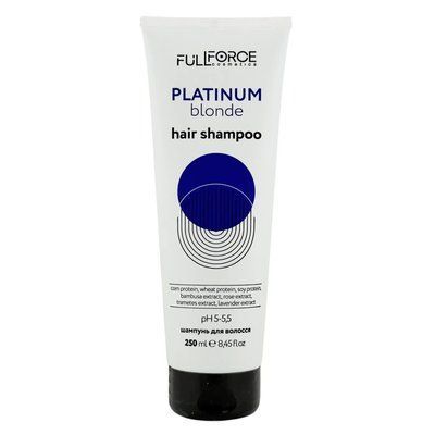 Шампунь для блонду від жовтизни HAIR SHAMPOO PLATINUM BLONDE, 250 ml FF00104-2 фото