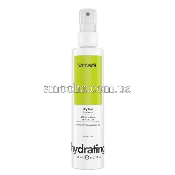 Термозахист для волосся VITAEL DRY HAIR SPRAY CREAM TEN IN ONE 10 в 1 VLT0014М фото