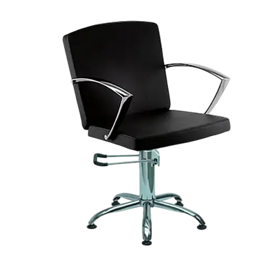 Парикмахерское кресло Belinda&nbsp;, Velmi (Крестовина, Silver, Пневматический) VM838+Cr_Si_Pn фото