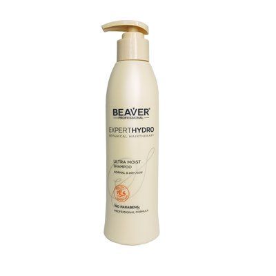 Шампунь BEAVER Expert Hydro Ultra Moisture Shampoo для сухого волосся ультра зволожуючий 318 ml 2101303002М фото