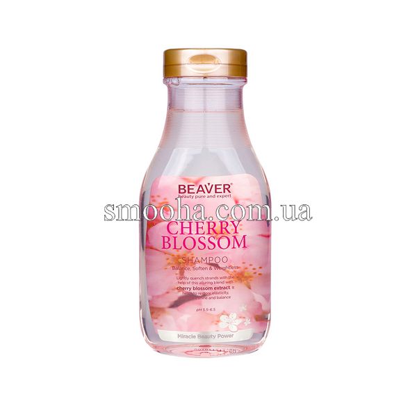 Шампунь для волос BEAVER Cherry Blossom Shampoo для ежедневного применения с экстрактом цветов Сакуры 220129802 фото
