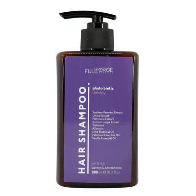 Пробіотичний шампунь для чутливої шкіри HAIR SHAMPOO PHYTO BIOTIC, 300 ml FF00099-2 фото