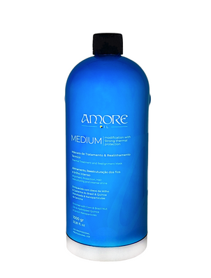 AMORE oil Кератин для волос MEDIUM thermal treatment, 1000 ml 160456 фото