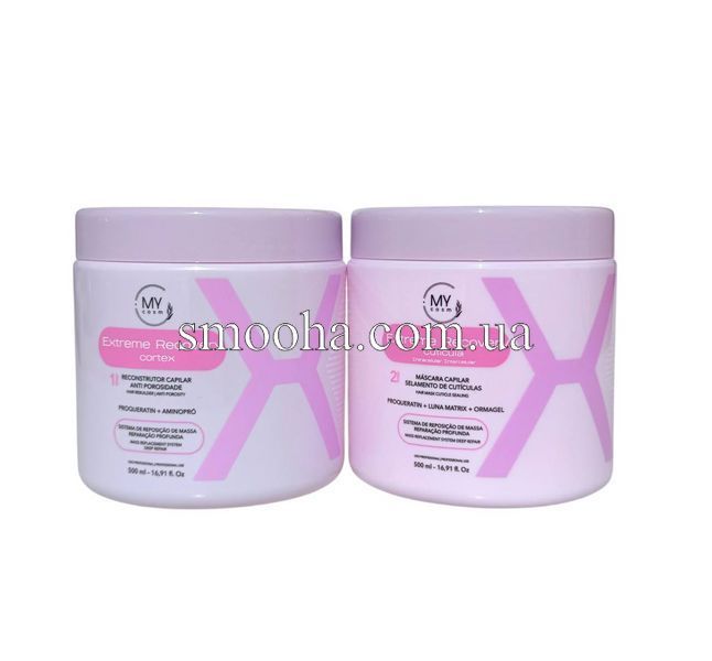 Набір холодного відновлення волосся My cosmetics Extreme Recovery  50 ml /х2 160574 фото