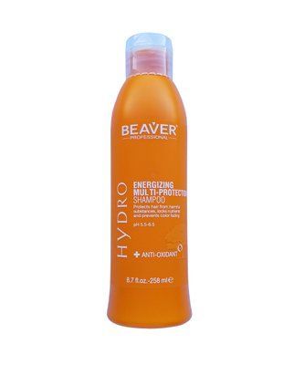 Тонізуючий мульти-захисний шампунь для волосся з UV-фільтром - BEAVER Energizing Multi-Protection Shampoo 258 ml 11167М фото