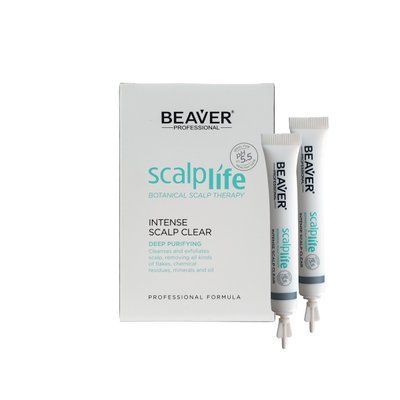 Пилинг для кожи головы и волос - BEAVER Scalplife BOTANICAL THERAPY INTENSE SCALP CLEAR 8мл*12 2101318702М фото