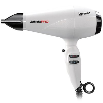 Фен профессиональный для волос BaByliss PRO Levante Ionic White BAB6950WIE фото