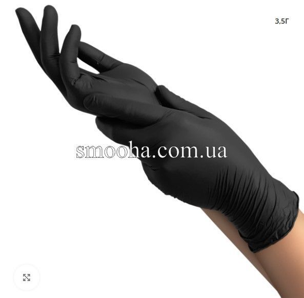 Рукавички MediOK Black XS  170227 фото