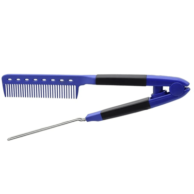 Hair Expert Hairbrush V Shaped METAL comb гребінець-затискач 160629 фото