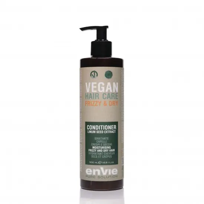 Зволожуючий кондиціонер для волосся Envie Vegan Frizzy and Dry Conditioner Linum Seed Extract 500 мл EN860 фото