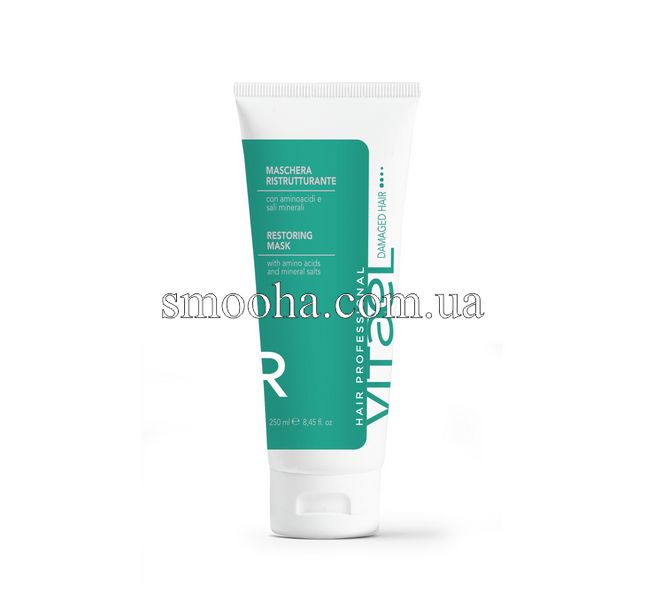 Маска відновлююча VITAEL DAMAGED HAIR RESTORING MASK для пошкодженного волосся  160246 фото