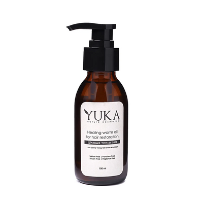 Yuka Цілюща тепла олія для росту та відновлення волосся 160382 фото