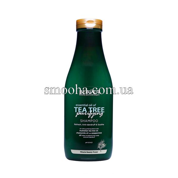 Шампунь BEAVER  Essential Oil of Tea Tree Shampoo для жирного волосся з олією Чайного дерева 220135902 фото