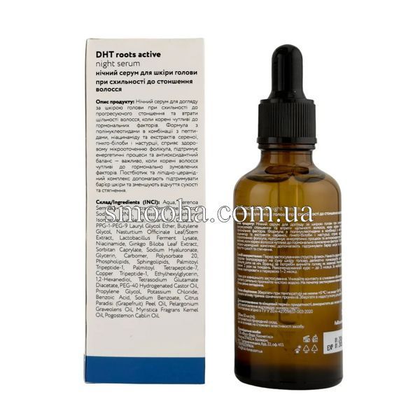 Ночная сыворотка при истончении волос DHT ROOTS ACTIVE NIGHT SERUM, 50 мл FF00110 фото