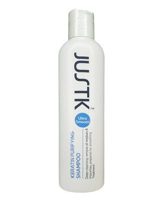 Кератиновий шампунь JUSTK Keratin Purifying для глибокого очищення волосся 30763 фото