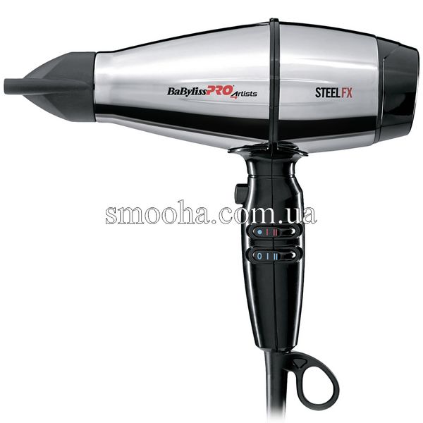 Професійний фен для волосся BaByliss PRO SteelFX Barber Spirit BAB8000IE фото