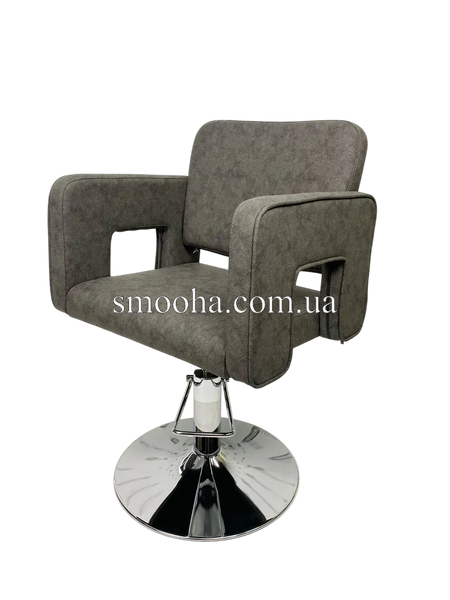 Парикмахерское кресло Silver, Velmi (Крестовина, Silver, Пневматический) VM871+Cr_Si_Pn фото
