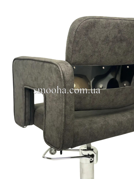 Парикмахерское кресло Silver, Velmi (Крестовина, Silver, Пневматический) VM871+Cr_Si_Pn фото
