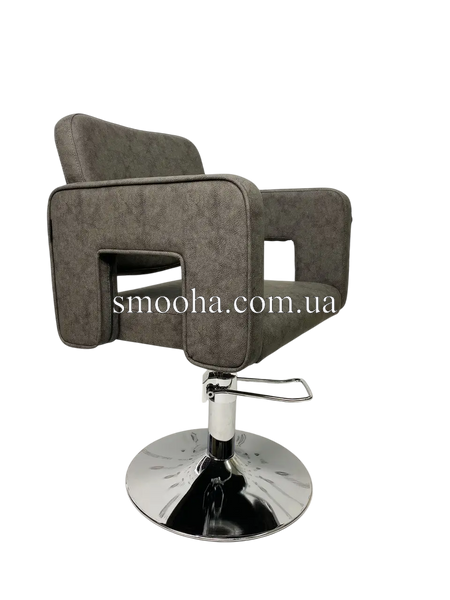 Парикмахерское кресло Silver, Velmi (Крестовина, Silver, Пневматический) VM871+Cr_Si_Pn фото