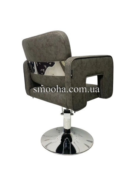 Парикмахерское кресло Silver, Velmi (Крестовина, Silver, Пневматический) VM871+Cr_Si_Pn фото