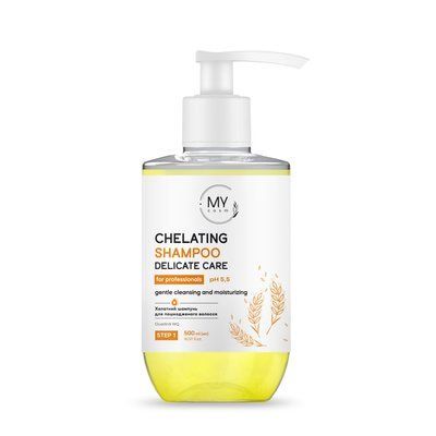 My cosmetics Хелатний шампунь для пошкодженного волосся PH 5.5 Chelating Shampoo Delicate care, Step 1  500 мл. 160527 фото